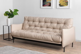 Atelier Del Sofa Renge - Sofá cama de 3 plazas Crema